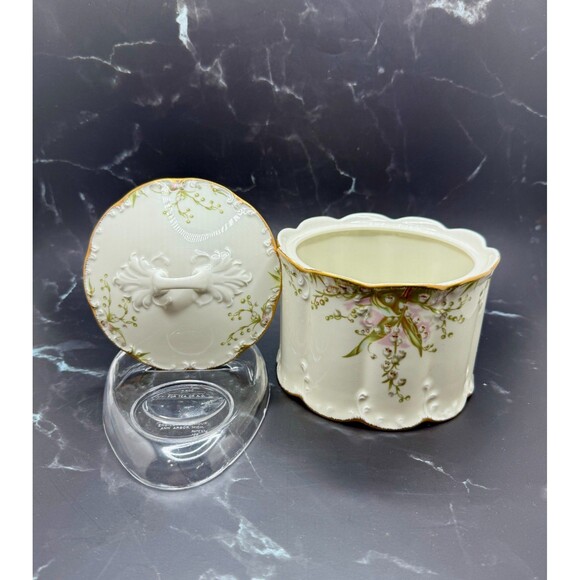 Rosenthal Classic Rose Catherine 24K Gold accents Sugar Bowl w/ Lid Germany - Picture 3 of 17